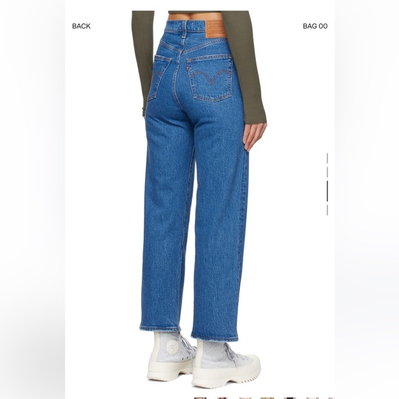 Levi’s Indigo Ribcage Jeans - Picture 3 of 4